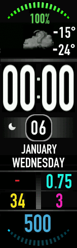 Xiaomi Mi Band 6 手表表盘