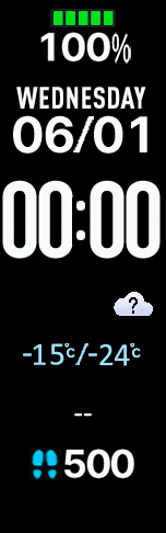 Xiaomi Mi Band 6 手表表盘