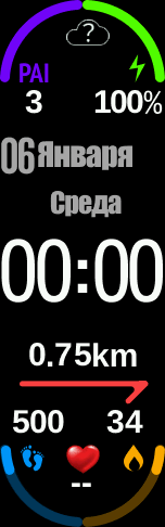Xiaomi Mi Band 6 手表表盘