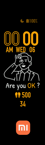 Xiaomi Mi Band 6 手表表盘