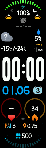 Xiaomi Mi Band 6 手表表盘