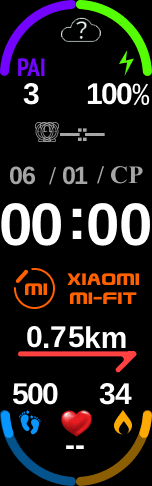 Xiaomi Mi Band 6 手表表盘