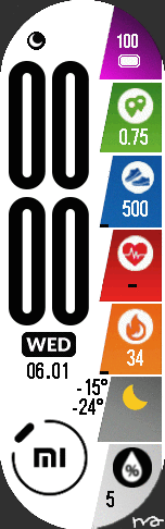 Xiaomi Mi Band 6 手表表盘