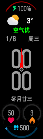 Xiaomi Mi Band 6 手表表盘