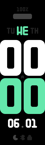 Xiaomi Mi Band 6 手表表盘