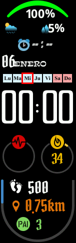 Xiaomi Mi Band 6 手表表盘