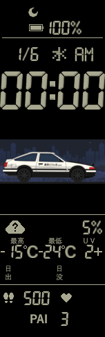 Xiaomi Mi Band 6 手表表盘