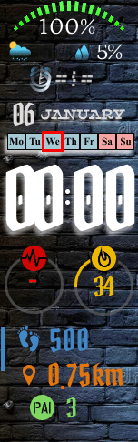 Xiaomi Mi Band 6 手表表盘