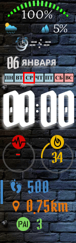 Xiaomi Mi Band 6 手表表盘