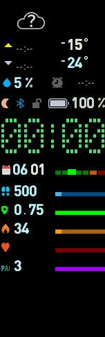 Xiaomi Mi Band 6 手表表盘