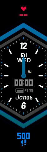 Xiaomi Mi Band 6 手表表盘