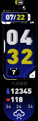 Xiaomi Mi Band 6 手表表盘