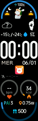 Xiaomi Mi Band 6 手表表盘