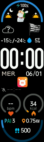 Xiaomi Mi Band 6 手表表盘