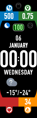 Xiaomi Mi Band 6 手表表盘