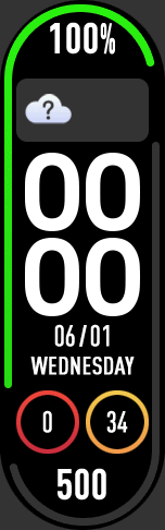 Xiaomi Mi Band 6 手表表盘