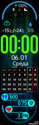 Xiaomi Mi Band 6 手表表盘