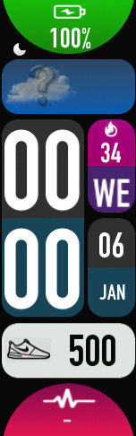 Xiaomi Mi Band 6 手表表盘