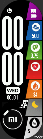 Xiaomi Mi Band 6 手表表盘