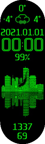 Xiaomi Mi Band 6 手表表盘