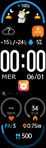 Xiaomi Mi Band 6 手表表盘