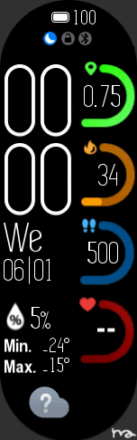 Xiaomi Mi Band 6 手表表盘