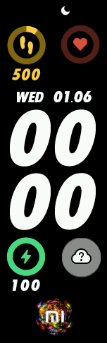 Xiaomi Mi Band 6 手表表盘
