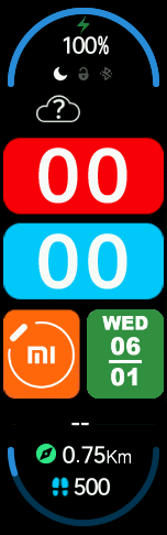 Xiaomi Mi Band 6 手表表盘