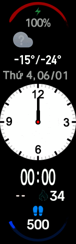 Xiaomi Mi Band 6 手表表盘