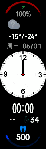 Xiaomi Mi Band 6 手表表盘