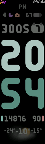 Xiaomi Mi Band 6 手表表盘