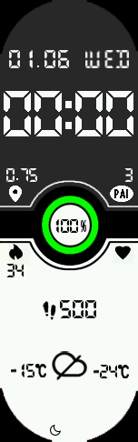 Xiaomi Mi Band 6 手表表盘