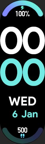 Xiaomi Mi Band 6 手表表盘