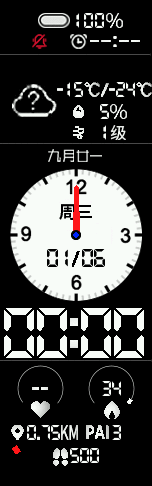 Xiaomi Mi Band 6 手表表盘