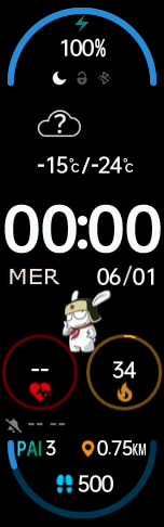 Xiaomi Mi Band 6 手表表盘