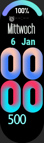 Xiaomi Mi Band 6 手表表盘