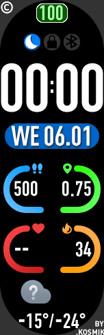 Xiaomi Mi Band 6 手表表盘