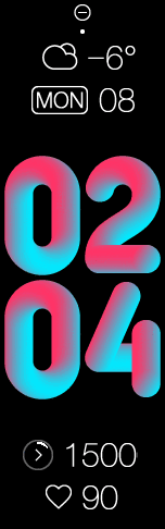 Xiaomi Mi Band 6 手表表盘