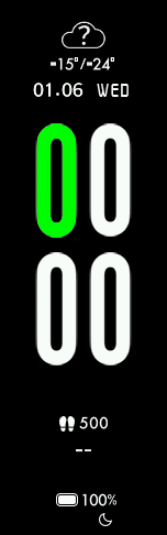 Xiaomi Mi Band 6 手表表盘