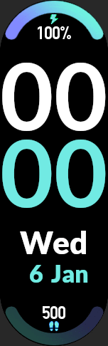 Xiaomi Mi Band 6 手表表盘