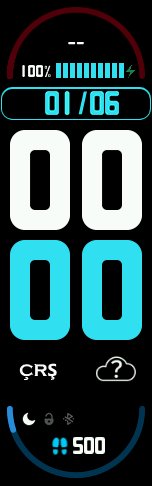 Xiaomi Mi Band 6 手表表盘