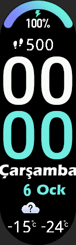 Xiaomi Mi Band 6 手表表盘