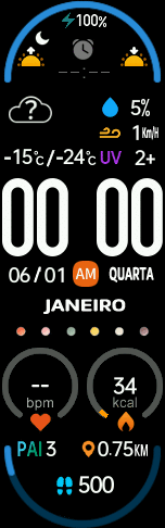 Xiaomi Mi Band 6 手表表盘