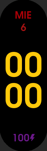 Xiaomi Mi Band 6 手表表盘