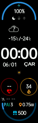 Xiaomi Mi Band 6 手表表盘