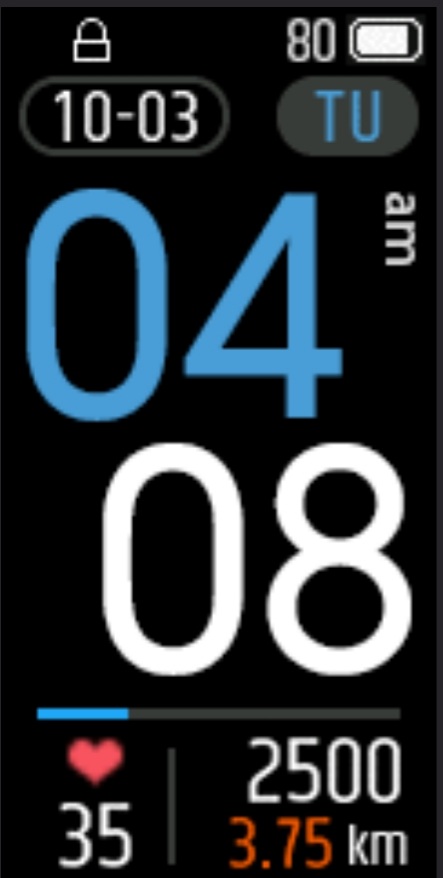 小米 Xiaomi Mi Band 5 手表表盘