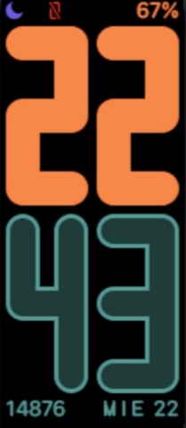 小米 Xiaomi Mi Band 5 手表表盘