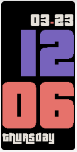 Xiaomi Mi Band 4 手表表盘