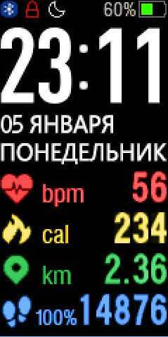 Xiaomi Mi Band 4 手表表盘