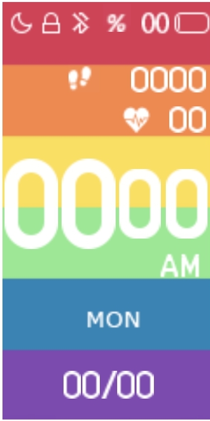 Xiaomi Mi Band 4 手表表盘